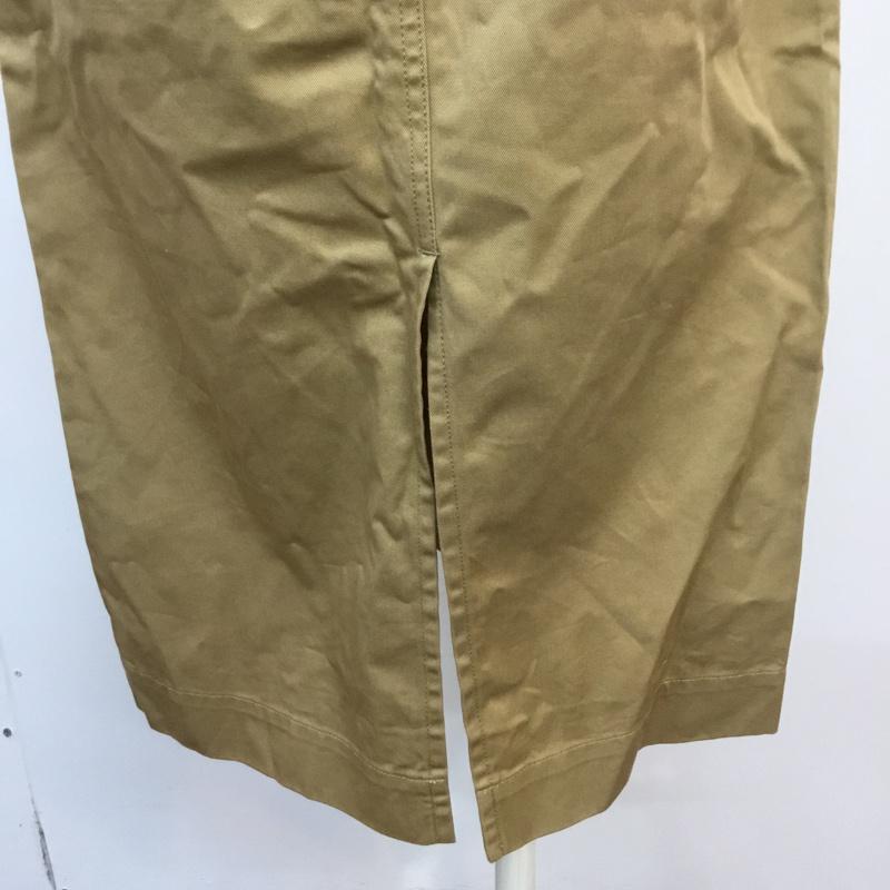 ビューティアンドユースユナイテッドアローズ BEAUTY&YOUTH UNITED ARROWS スカート ひざ丈スカート チノスカート S 無地 ベージュ / ベージュ /  レディース USED 古着 中古 10053427