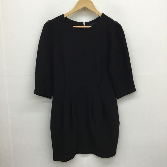 ジーナシス JEANASIS ワンピース ひざ丈スカート FREE 黒 / ブラック /  レディース USED 古着 中古 10053561