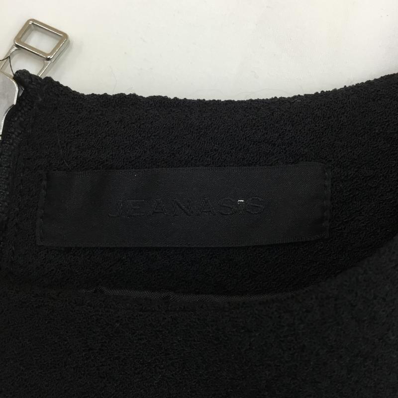 ジーナシス JEANASIS ワンピース ひざ丈スカート FREE 黒 / ブラック /  レディース USED 古着 中古 10053561
