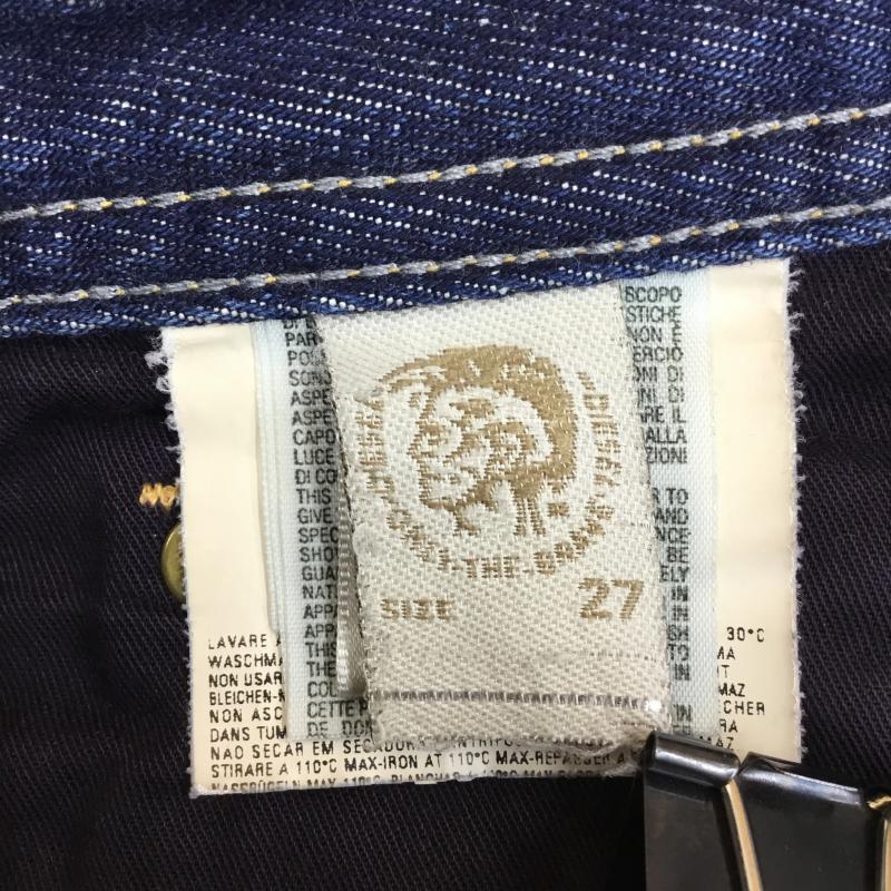 ディーゼル DIESEL パンツ デニム、ジーンズ LARKEE 008RQ 27インチ ダメージ加工 青 / ブルー /  メンズ USED 古着 中古 10053565