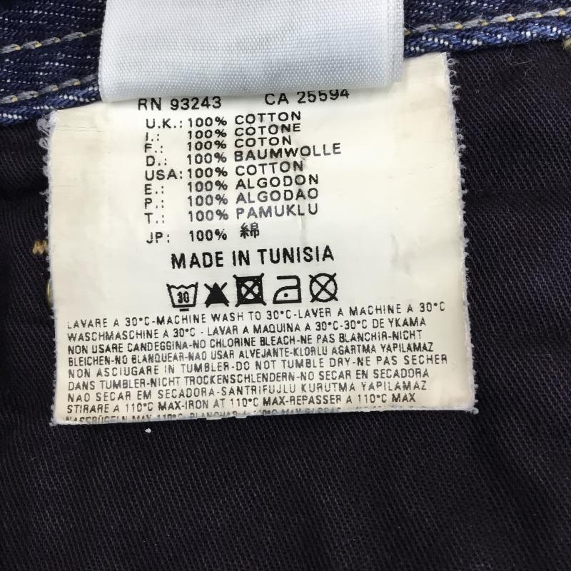 ディーゼル DIESEL パンツ デニム、ジーンズ LARKEE 008RQ 27インチ ダメージ加工 青 / ブルー /  メンズ USED 古着 中古 10053565