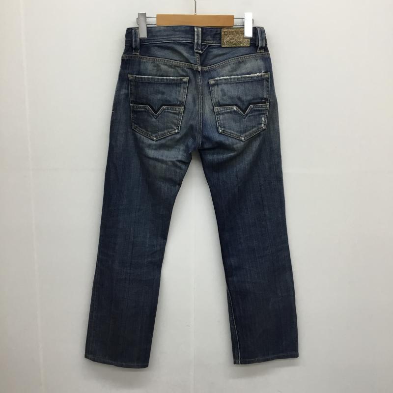 ディーゼル DIESEL パンツ デニム、ジーンズ LARKEE 008RQ 27インチ ダメージ加工 青 / ブルー /  メンズ USED 古着 中古 10053565