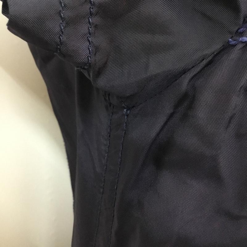 トリココムデギャルソン tricot COMME des GARSONS ワンピース ロングスカート TF-O002 シャーリング M 無地 紺 / ネイビー /  レディース USED 古着 中古 10053649