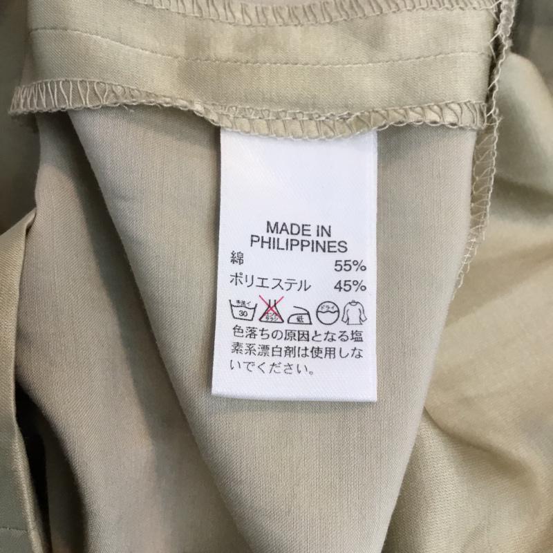 バナナリパブリック BANANA REPUBLIC ワンピース ひざ丈スカート 672634 311096 タグ付き クルーネック 0 無地 金 / ゴールド /  レディース USED 古着 中古 10053650