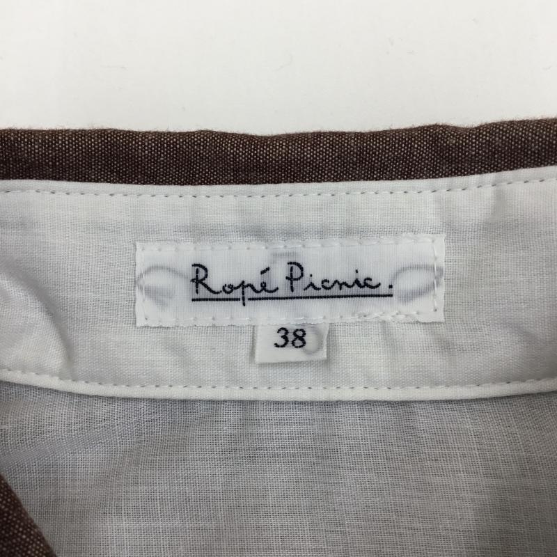 ロペピクニック ROPE' PICNIC ワンピース ひざ丈スカート 38 茶 / ブラウン /  レディース USED 古着 中古 10053786
