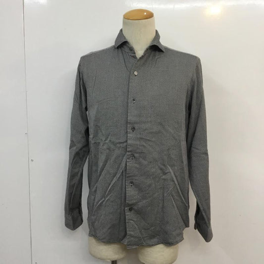 グリーンレーベルリラクシング green label relaxing シャツ、ブラウス 長袖 GLR SFODERATO M  白 / ホワイト / X 紺 / ネイビー /  メンズ USED 古着 中古 10053911