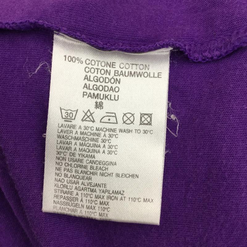 ディーゼル DIESEL Tシャツ 長袖 M ロゴ、文字 紫 / パープル / X 黄 / イエロー /  メンズ USED 古着 中古 10054034