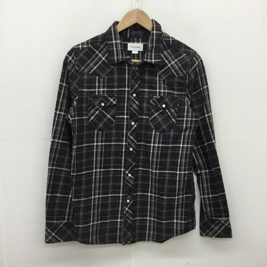 ディーゼル DIESEL シャツ、ブラウス 長袖 XL チェック 黒 / ブラック / X 白 / ホワイト / X 赤 / レッド / X 青 / ブルー /  メンズ USED 古着 中古 10054037