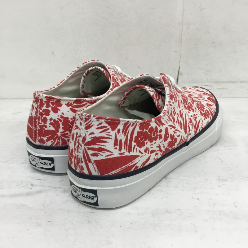 スペリー トップサイダー Sperry Top-Sider スニーカー スニーカー CVO　アレンジモデル STS10991 US：9 白 / ホワイト / X 赤 / レッド /  メンズ USED 古着 中古 10054054