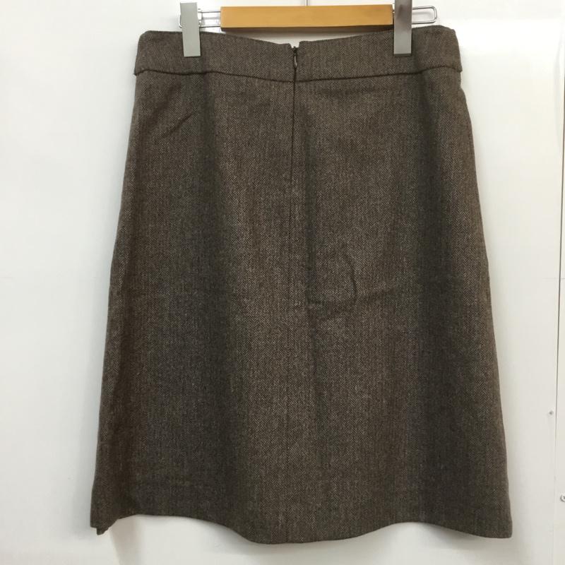 バリー BALLY スカート ひざ丈スカート BA-2S068-3155 ヘリンボーン  ダークブラウン / ダークブラウン /  レディース USED 古着 中古 10054075