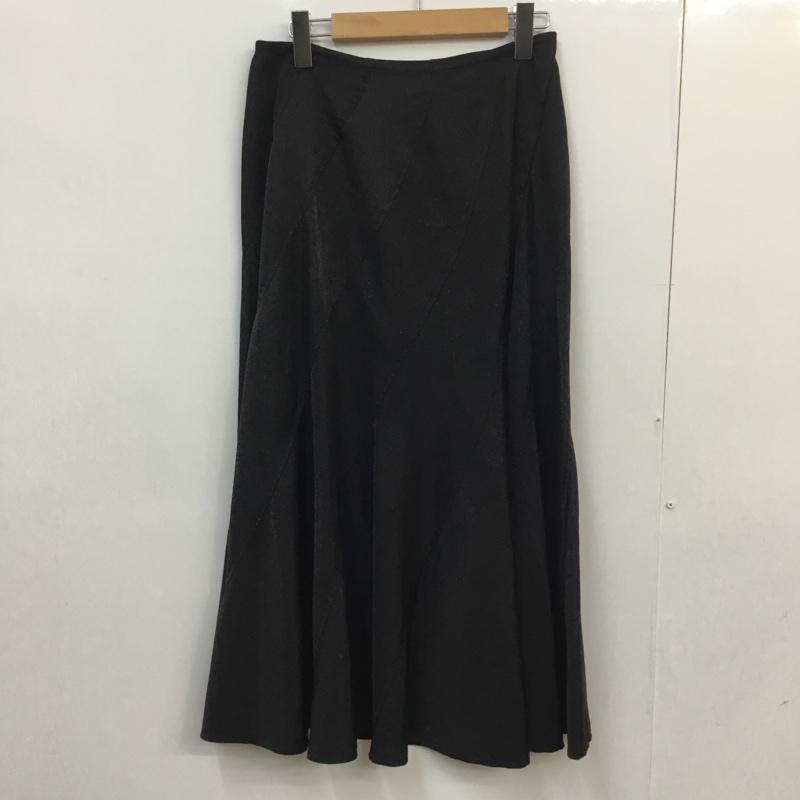 トリココムデギャルソン tricot COMME des GARSONS スカート ロングスカート TC-S062 ナイロン M 無地 黒 / ブラック /  レディース USED 古着 中古 10054087