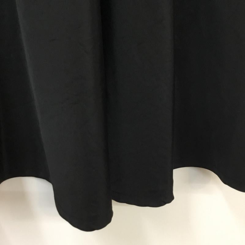 トリココムデギャルソン tricot COMME des GARSONS スカート ロングスカート TC-S062 ナイロン M 無地 黒 / ブラック /  レディース USED 古着 中古 10054087