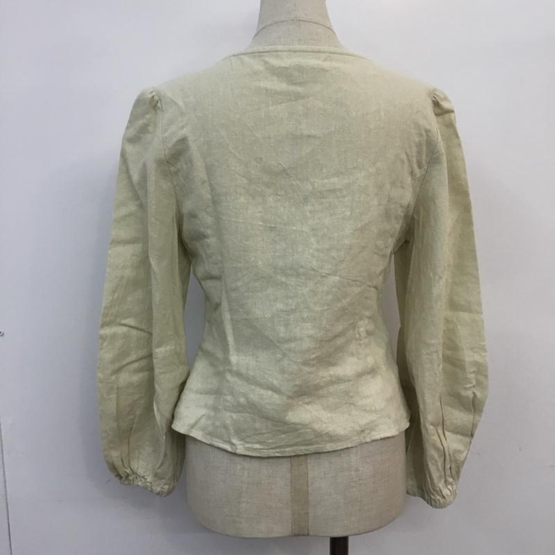 スライ SLY カットソー 長袖 スクエアネック 1 無地 アイボリー / アイボリー /  レディース USED 古着 中古 10054126