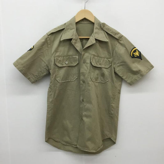 ユーズドクロージング used clothes シャツ、ブラウス 半袖 チノクロスシャツ ベージュ / ベージュ /  メンズ USED 古着 中古 10054149