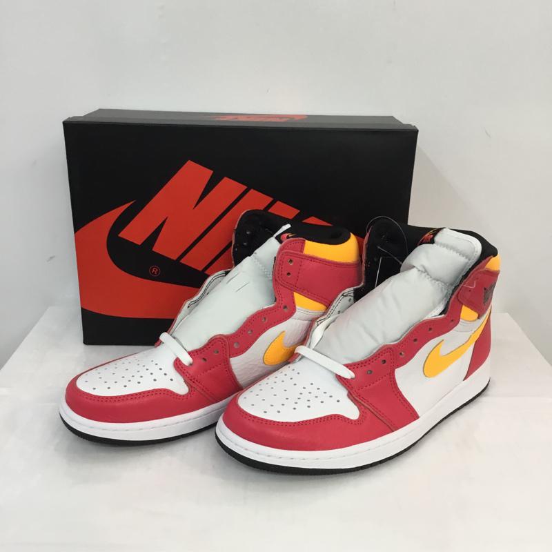 ナイキ NIKE スニーカー スニーカー 555088-603 AIR JORDAN 1 RETRO HIGH OG 27.5cm 箱有 27.5cm ロゴ、文字 白 / ホワイト / X 桃 / ピンク / X 橙 / オレンジ /  メンズ USED 古着 中古 10054198