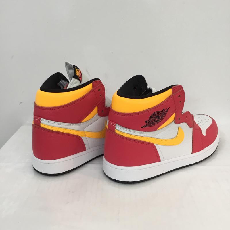 ナイキ NIKE スニーカー スニーカー 555088-603 AIR JORDAN 1 RETRO HIGH OG 27.5cm 箱有 27.5cm ロゴ、文字 白 / ホワイト / X 桃 / ピンク / X 橙 / オレンジ /  メンズ USED 古着 中古 10054198