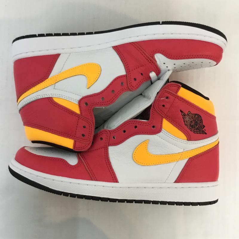 ナイキ NIKE スニーカー スニーカー 555088-603 AIR JORDAN 1 RETRO HIGH OG 27.5cm 箱有 27.5cm ロゴ、文字 白 / ホワイト / X 桃 / ピンク / X 橙 / オレンジ /  メンズ USED 古着 中古 10054198