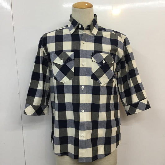 クラクト CLUCT シャツ、ブラウス 七分袖 M チェック マルチカラー / マルチカラー /  メンズ USED 古着 中古 10054276