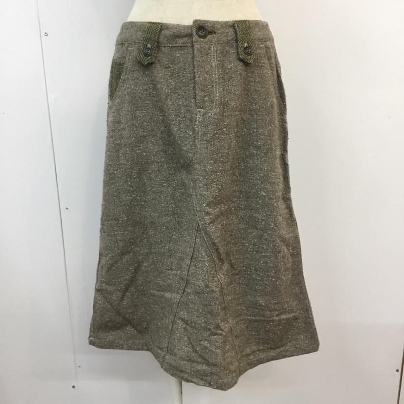 ハリスツイード HARRIS TWEED スカート ひざ丈スカート  マルチカラー / マルチカラー /  レディース USED 古着 中古 10054456