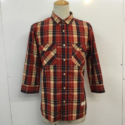 エクストララージ XLARGE シャツ、ブラウス 七分袖 M チェック マルチカラー / マルチカラー /  メンズ USED 古着 中古 10054573