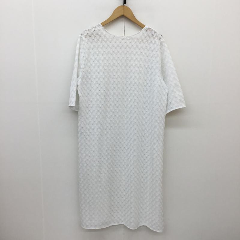ショコラ フィネ ローブ chocol raffine robe カーディガン 七分袖 レース7分袖カーディガン FREE 白 / ホワイト /  レディース USED 古着 中古 10054764