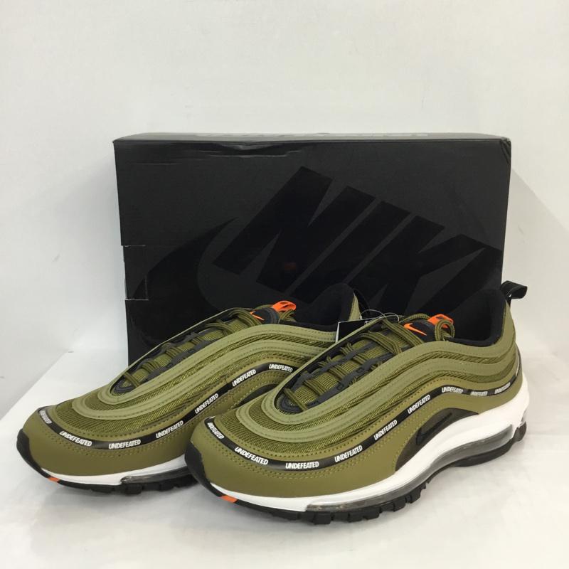 ナイキ NIKE スニーカー スニーカー DC4830 300 NIKE × UNDEFEATED アンディフィーテッド AIR MAX 97 コラボ 28cm 箱有 タグ付き 28.0cm ロゴ、文字 カーキ / カーキ /  メンズ USED 古着 中古 10055032