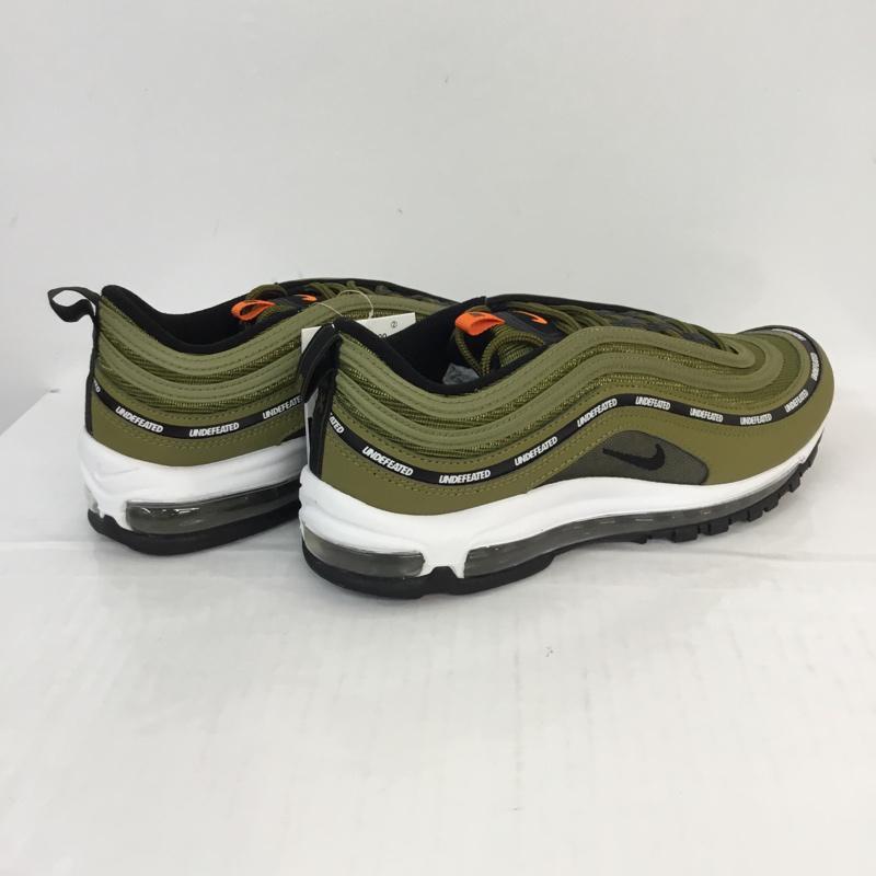 ナイキ NIKE スニーカー スニーカー DC4830 300 NIKE × UNDEFEATED アンディフィーテッド AIR MAX 97 コラボ 28cm 箱有 タグ付き 28.0cm ロゴ、文字 カーキ / カーキ /  メンズ USED 古着 中古 10055032