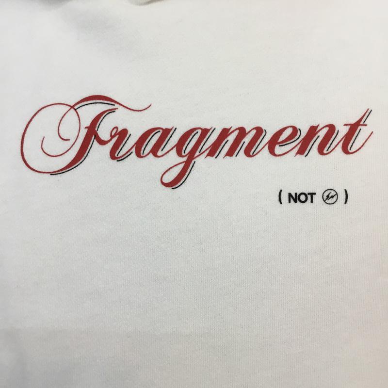サカイ Sacai パーカー 長袖 fragment design ロゴ、文字 白 / ホワイト /  メンズ USED 古着 中古 10055125
