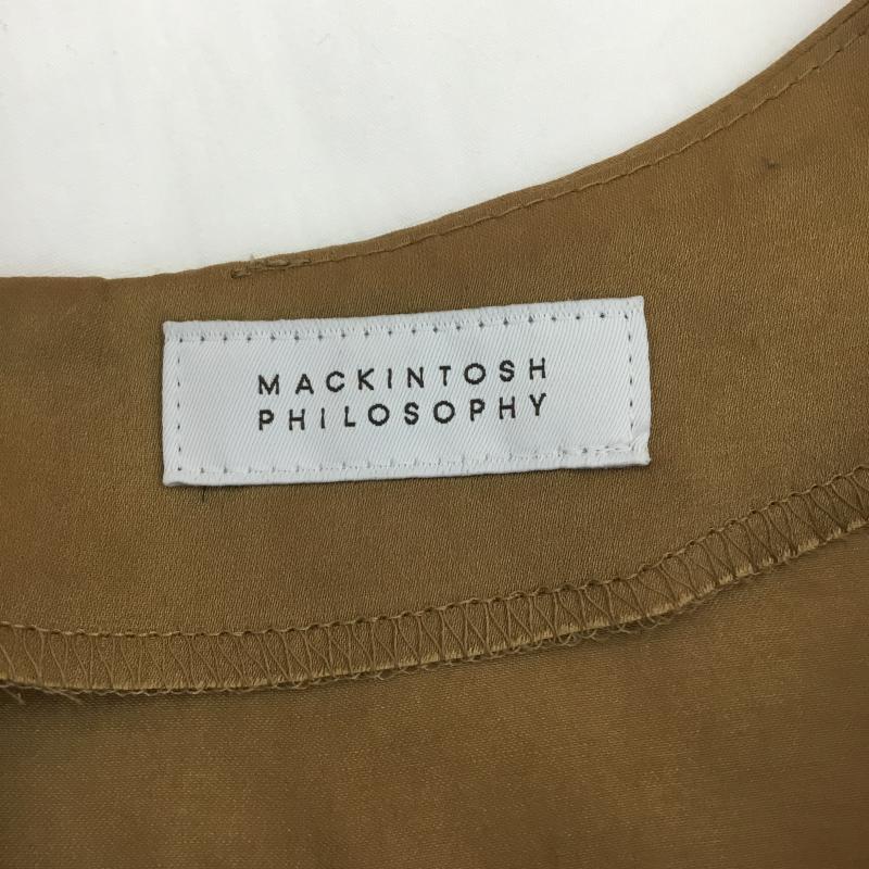 マッキントッシュフィロソフィー MACKINTOSH PHILOSOPH カットソー 七分袖 38 金 / ゴールド /  レディース USED 古着 中古 10055223