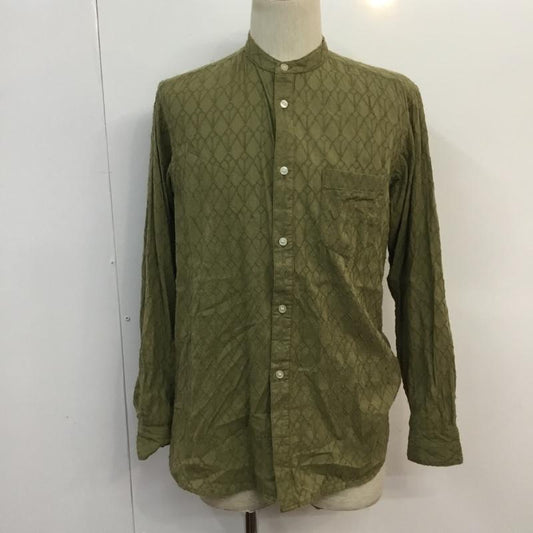 アーバンリサーチ URBAN RESEARCH シャツ、ブラウス 長袖 L 総柄 カーキ / カーキ /  メンズ USED 古着 中古 10055681