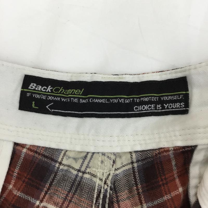 バックチャンネル Back Channel パンツ ショートパンツ 総柄チェックショートパンツ L チェック 白 / ホワイト / X 赤 / レッド / X 青 / ブルー /  メンズ USED 古着 中古 10055891