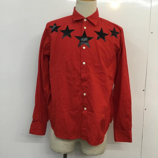 エフエイティー FAT シャツ、ブラウス 長袖 M 無地 赤 / レッド /  メンズ USED 古着 中古 10056198