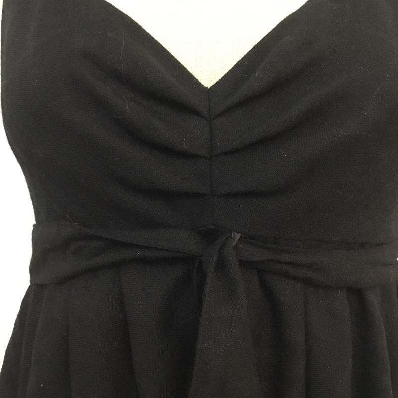 バーバリーブルーレーベル BURBERRY BLUE LABEL ワンピース ひざ丈スカート 36 無地 黒 / ブラック /  レディース USED 古着 中古 10056232