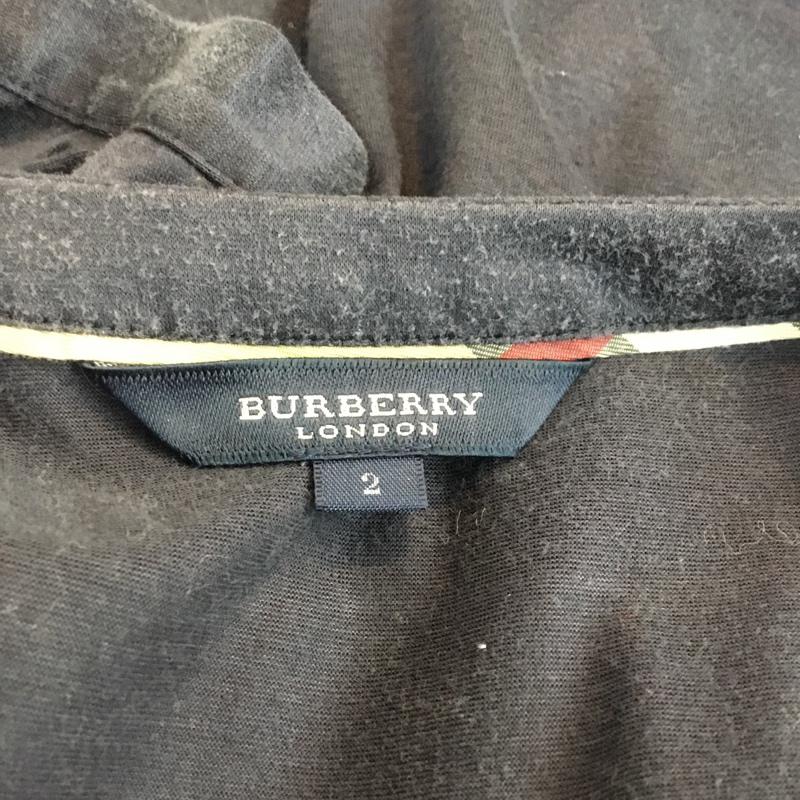 バーバリーロンドン Burberry London カットソー 半袖 2 無地 紺 / ネイビー /  レディース USED 古着 中古 10056264