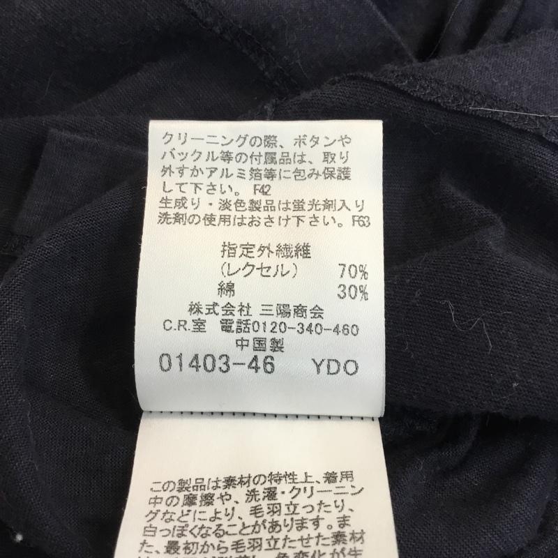 バーバリーロンドン Burberry London カットソー 半袖 2 無地 紺 / ネイビー /  レディース USED 古着 中古 10056264