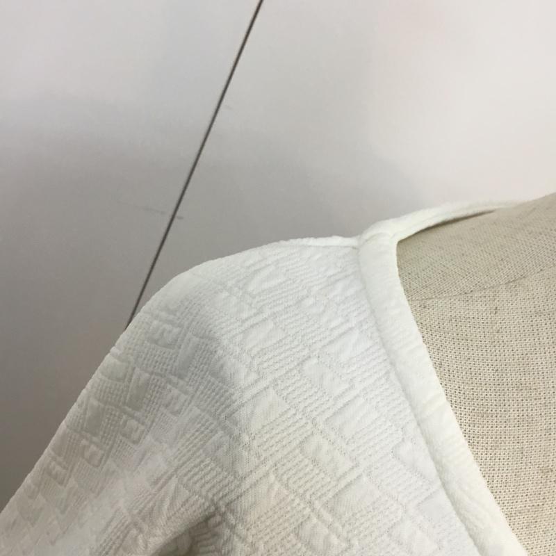 オズモーシス OSMOSIS ワンピース ひざ丈スカート 無地 白 / ホワイト /  レディース USED 古着 中古 10056266