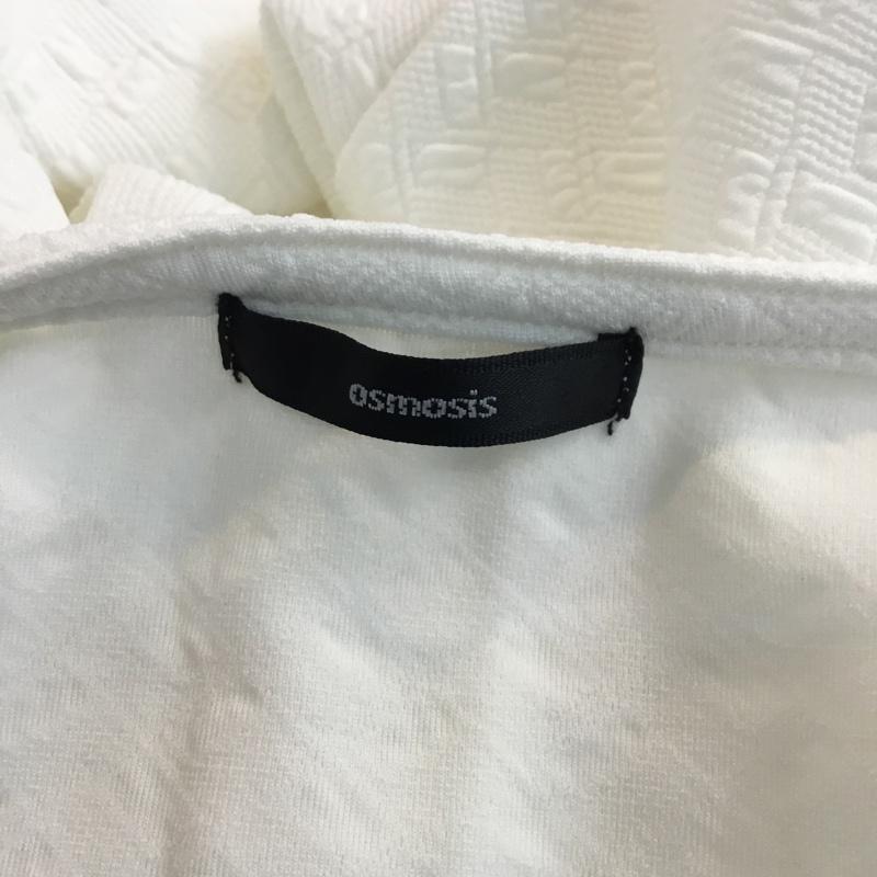 オズモーシス OSMOSIS ワンピース ひざ丈スカート 無地 白 / ホワイト /  レディース USED 古着 中古 10056266