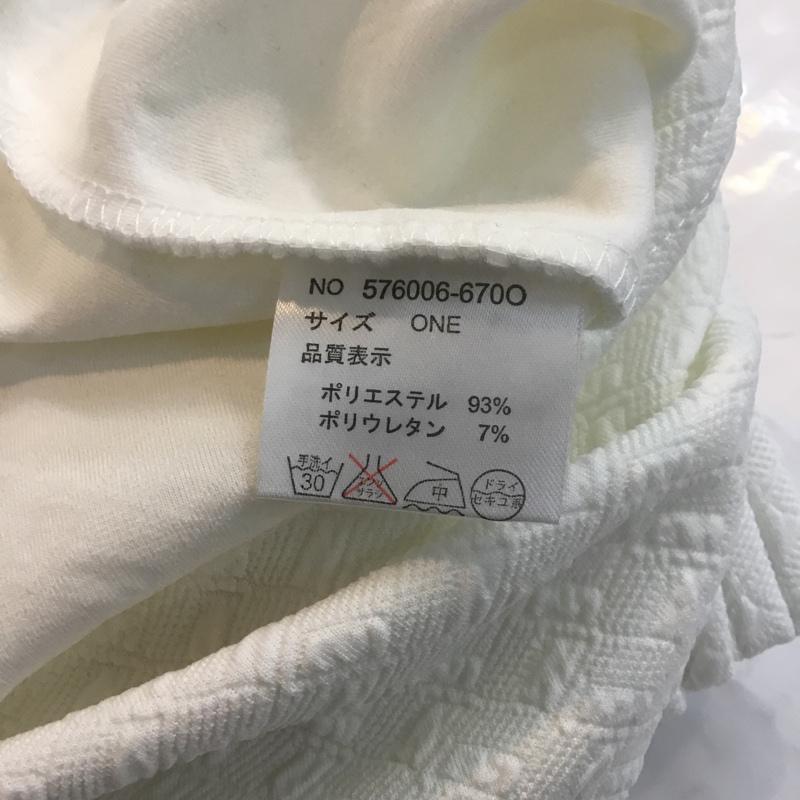 オズモーシス OSMOSIS ワンピース ひざ丈スカート 無地 白 / ホワイト /  レディース USED 古着 中古 10056266