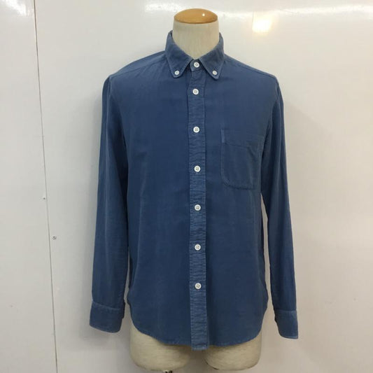 ブルーブルー BLUE BLUE シャツ、ブラウス 長袖 ボタンダウンシャツ M 無地 水色 / ライトブルー /  メンズ USED 古着 中古 10056429