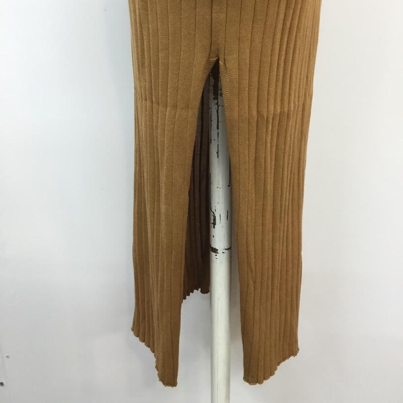 アパートバイローリーズ apart by lowrys カーディガン 長袖 リブカーデ タグ付 FREE 無地 茶 / ブラウン /  レディース USED 古着 中古 10056430