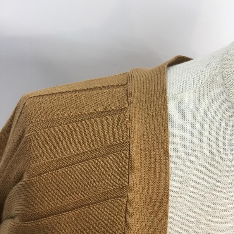 アパートバイローリーズ apart by lowrys カーディガン 長袖 リブカーデ タグ付 FREE 無地 茶 / ブラウン /  レディース USED 古着 中古 10056430