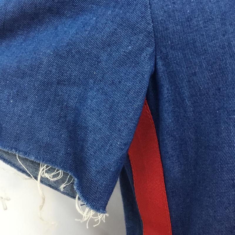 ザラ ZARA TRAFALUC ワンピース ひざ丈スカート S 無地 インディゴ / インディゴ /  レディース USED 古着 中古 10056479