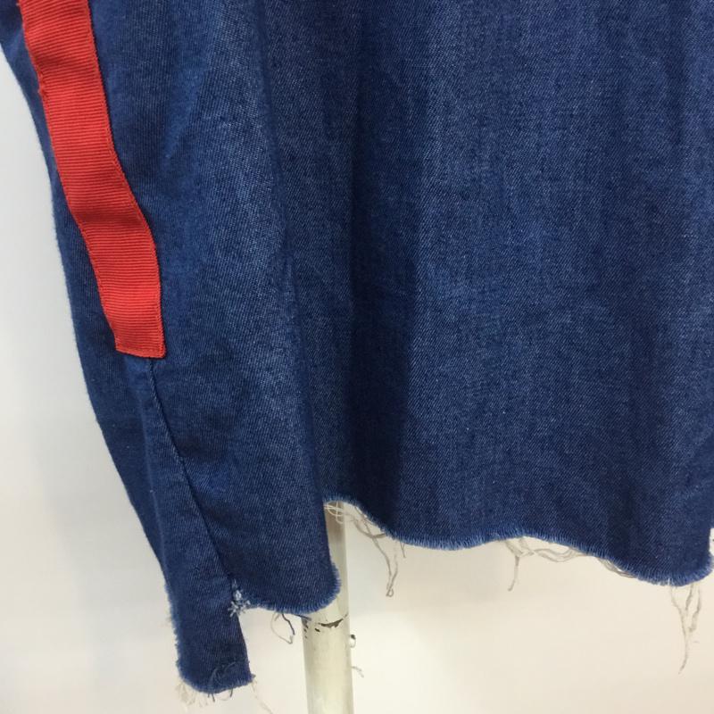 ザラ ZARA TRAFALUC ワンピース ひざ丈スカート S 無地 インディゴ / インディゴ /  レディース USED 古着 中古 10056479
