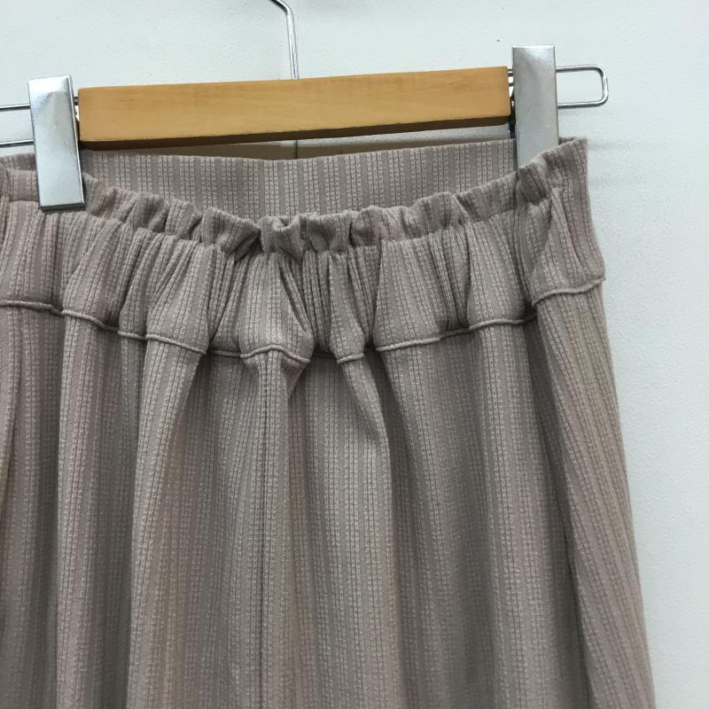 メルロー merlot スカート ロングスカート スナップボタンスリットナロースカート　モカ FREE 桃 / ピンク /  レディース USED 古着 中古 10056531