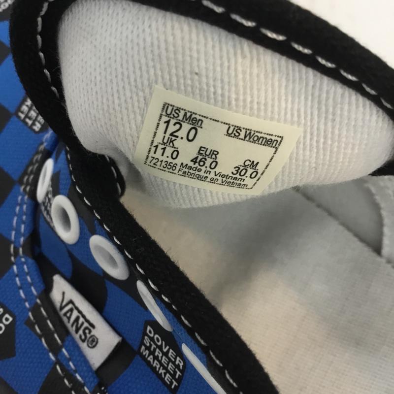 バンズ VANS スニーカー スニーカー 721356 VAULT × DOVER STREET MARKET ドーバーストリートマーケット 30cm 箱有 30.0cm ロゴ、文字 黒 / ブラック / X 青 / ブルー /  メンズ USED 古着 中古 10056546