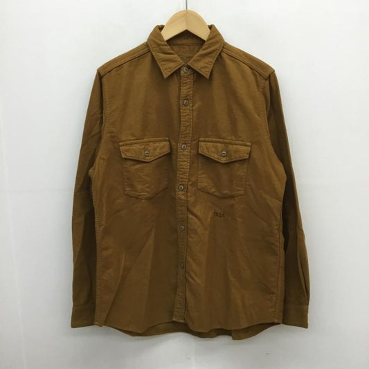 ロンハーマン Ron Herman シャツ、ブラウス 長袖 RHC&MAS　アールエイチシー＆マス　コットンシャツ S 茶 / ブラウン /  メンズ USED 古着 中古 10056876