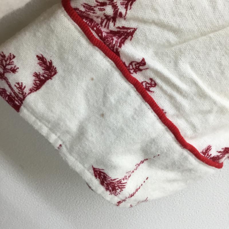エルエルビーン L.L.Bean ワンピース ロングスカート XS 総柄 白 / ホワイト / X 赤 / レッド /  レディース USED 古着 中古 10056935