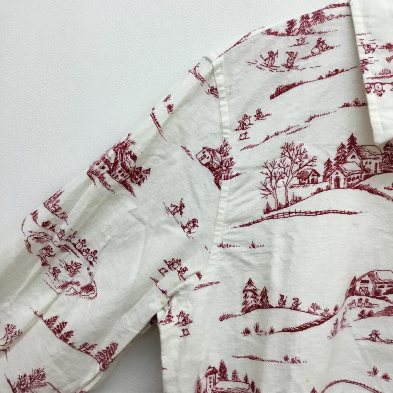 エルエルビーン L.L.Bean ワンピース ロングスカート XS 総柄 白 / ホワイト / X 赤 / レッド /  レディース USED 古着 中古 10056935