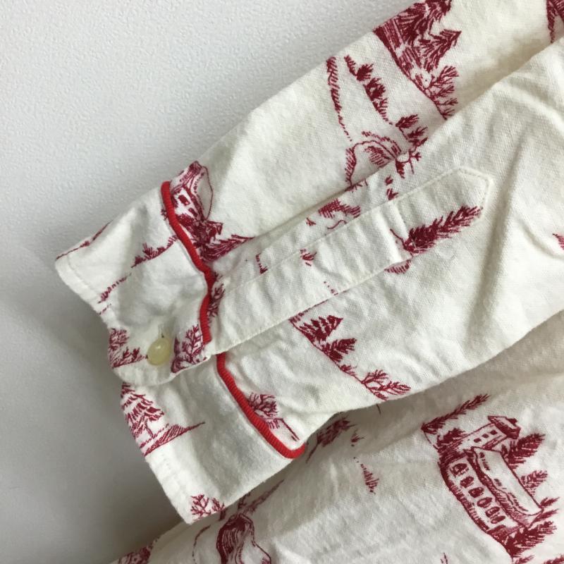 エルエルビーン L.L.Bean ワンピース ロングスカート XS 総柄 白 / ホワイト / X 赤 / レッド /  レディース USED 古着 中古 10056935