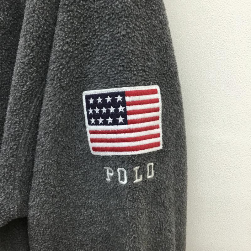 ポロスポーツラルフローレン POLOSPORT パーカー 長袖 USAロゴプルオーバーボアパーカー 星条旗 L 灰 / グレー /  メンズ USED 古着 中古 10057065